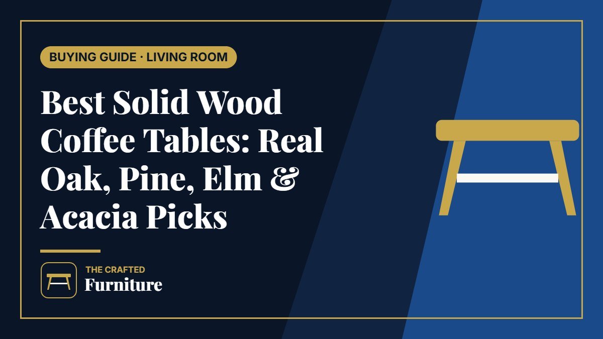 Best Solid Wood Coffee Tables (2026): Real Oak, Pine, Elm & Acacia Picks